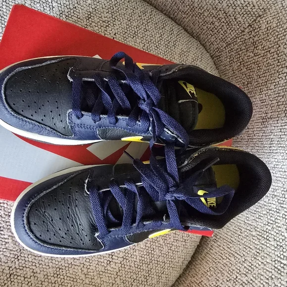 Nike Men's Dunk Low Vintage Michigan FZ4014 010 SIZE M 6 W 7.5 - Picture 3 of 8